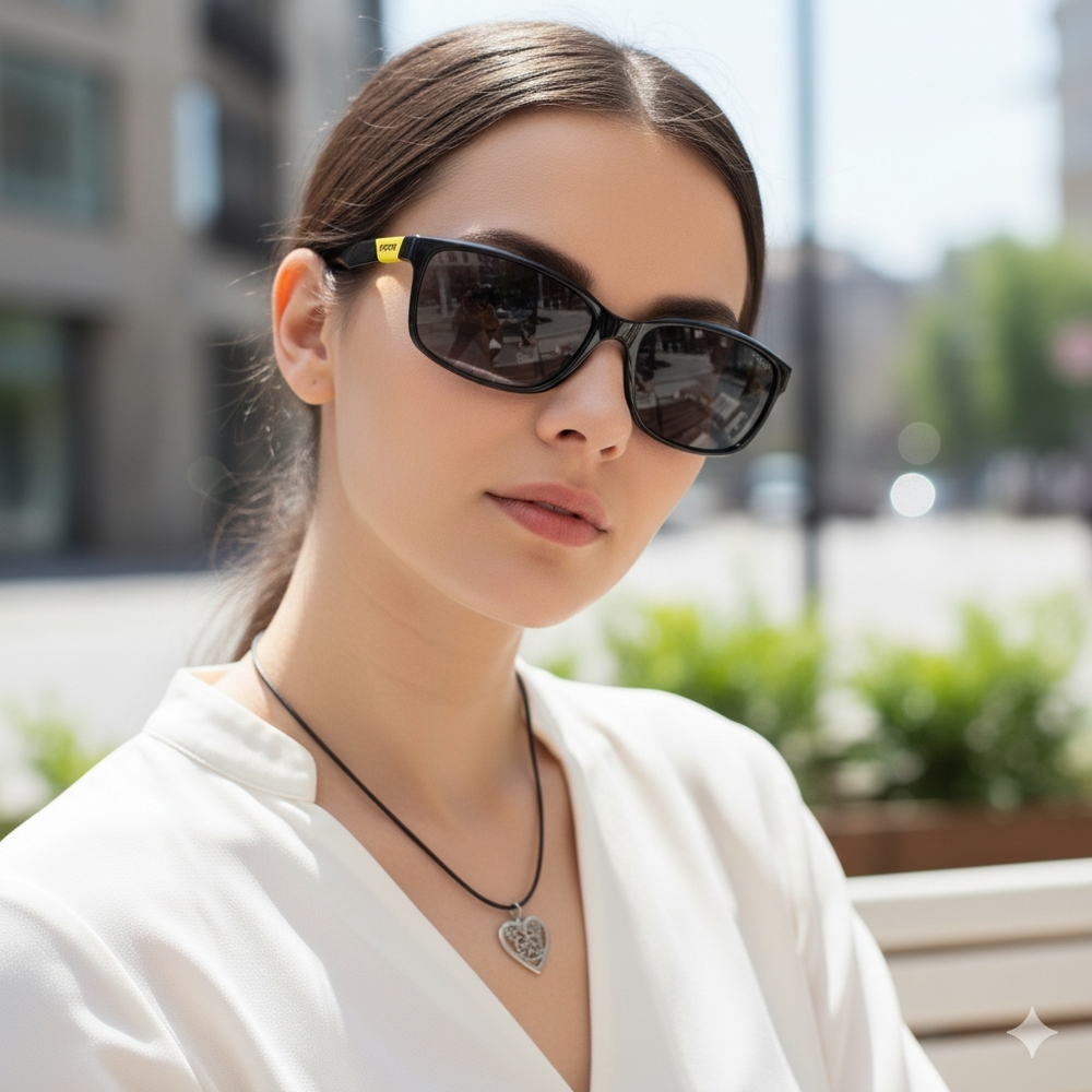 NWT Foster Grant Black Sunglasses